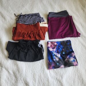 Women's Leggings Short Skirt Size XL Lot of 5